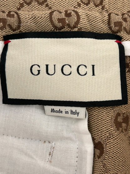 Gucci Tan & Brown GG Monogram Track Pants