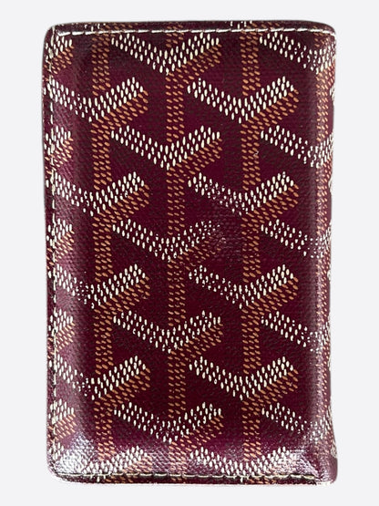 Goyard Burgundy Saint Pierre Card Holder