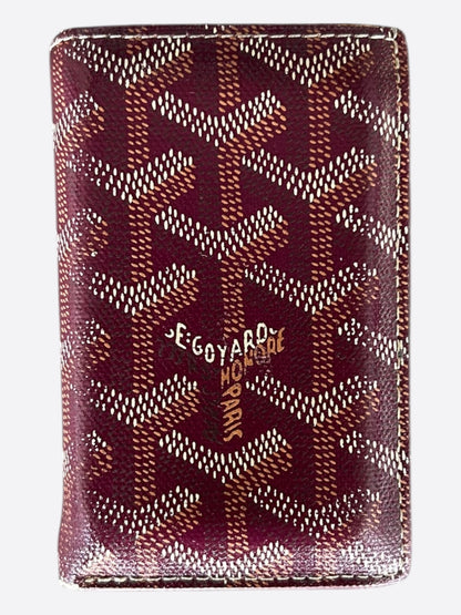 Goyard Burgundy Saint Pierre Card Holder