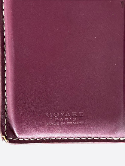 Goyard Burgundy Saint Pierre Card Holder
