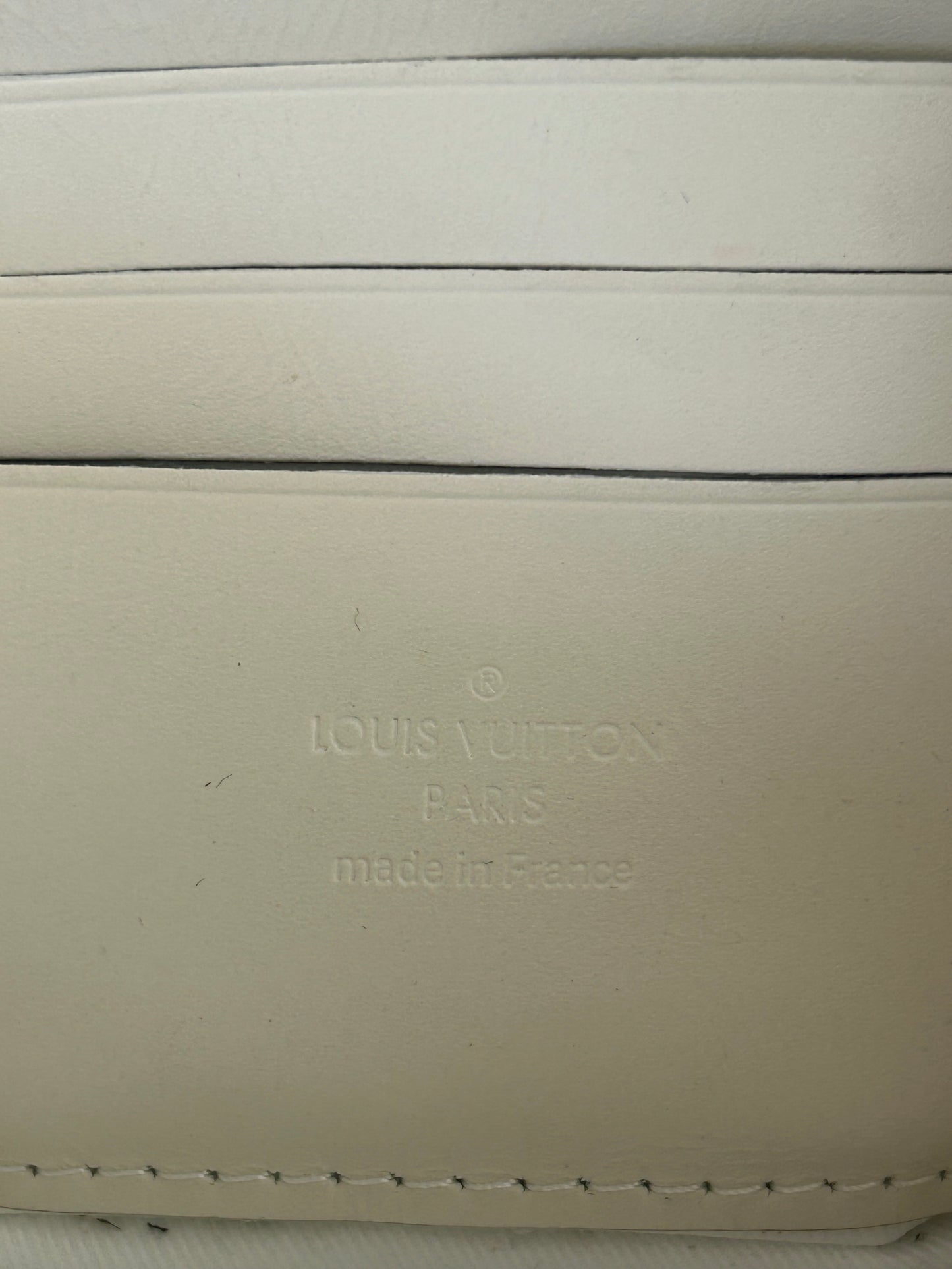 Louis Vuitton White Taurillon Monogram Pochette Volga