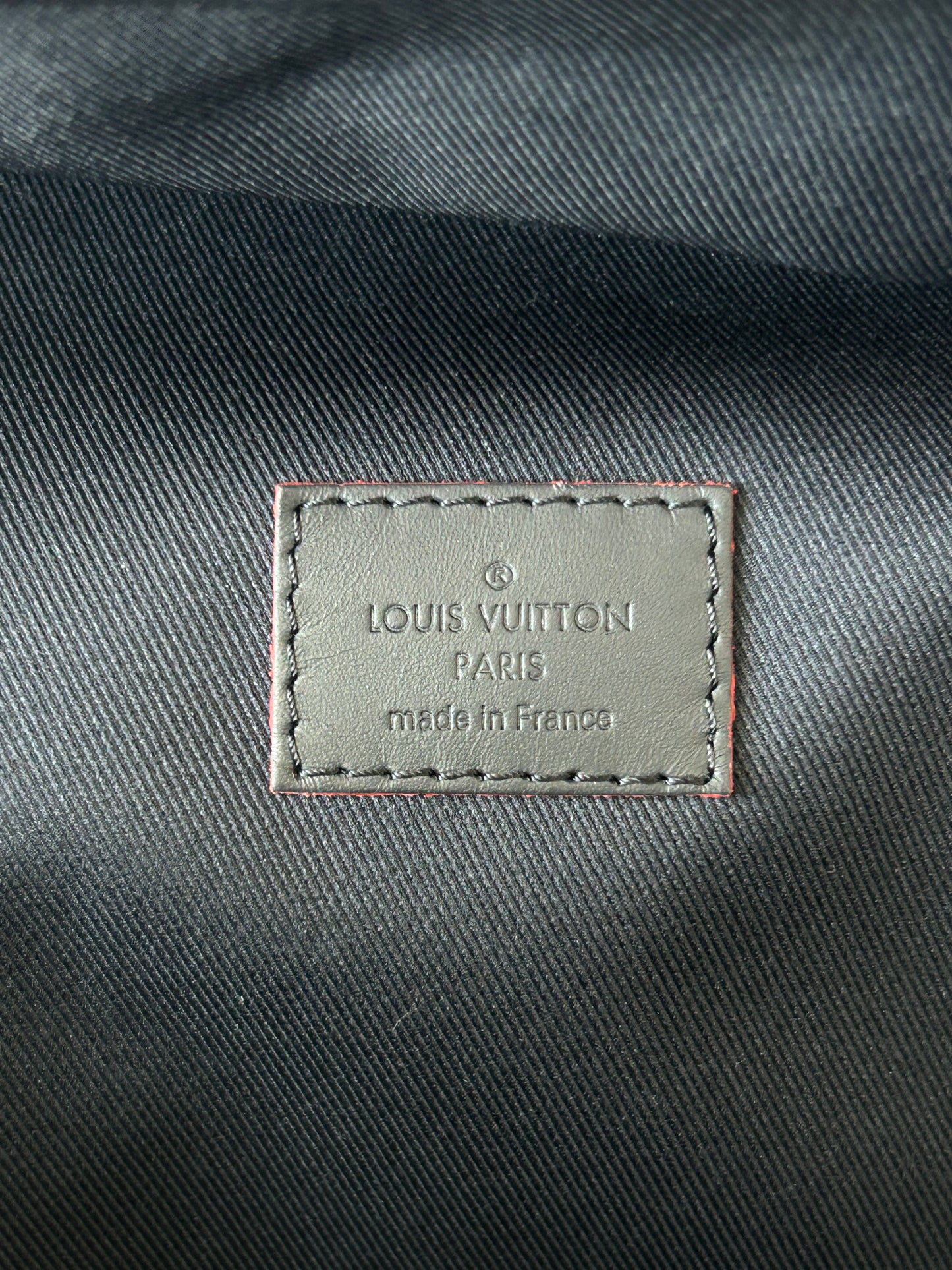 Louis Vuitton Navy & White Upside Down Monogram Backpack