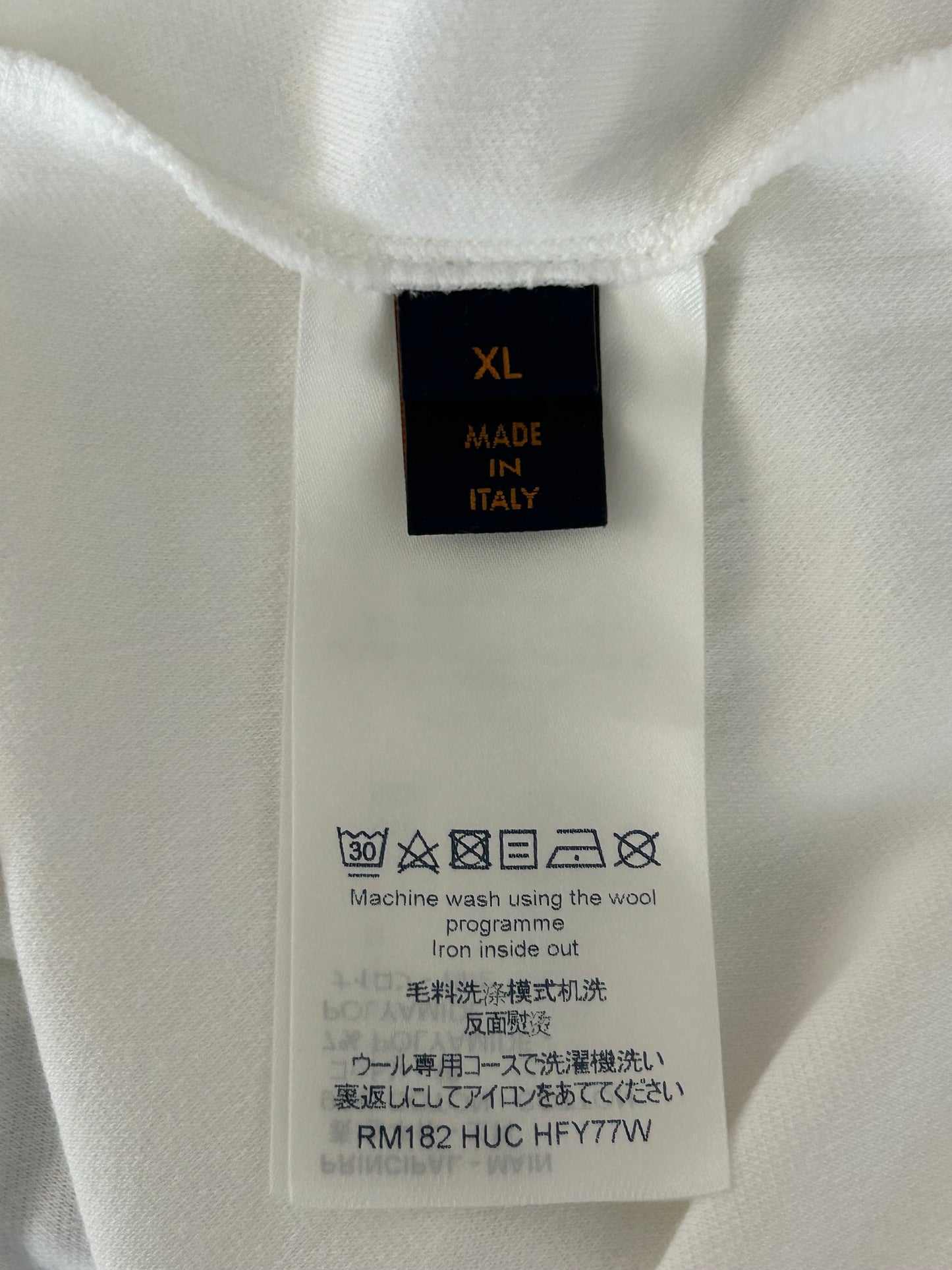 Louis Vuitton White & Blue Alps Patch T-Shirt