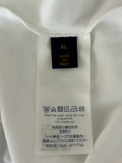 Louis Vuitton White & Blue Alps Patch T-Shirt