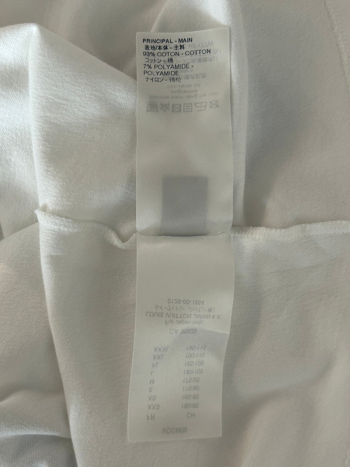 Louis Vuitton White & Blue Alps Patch T-Shirt