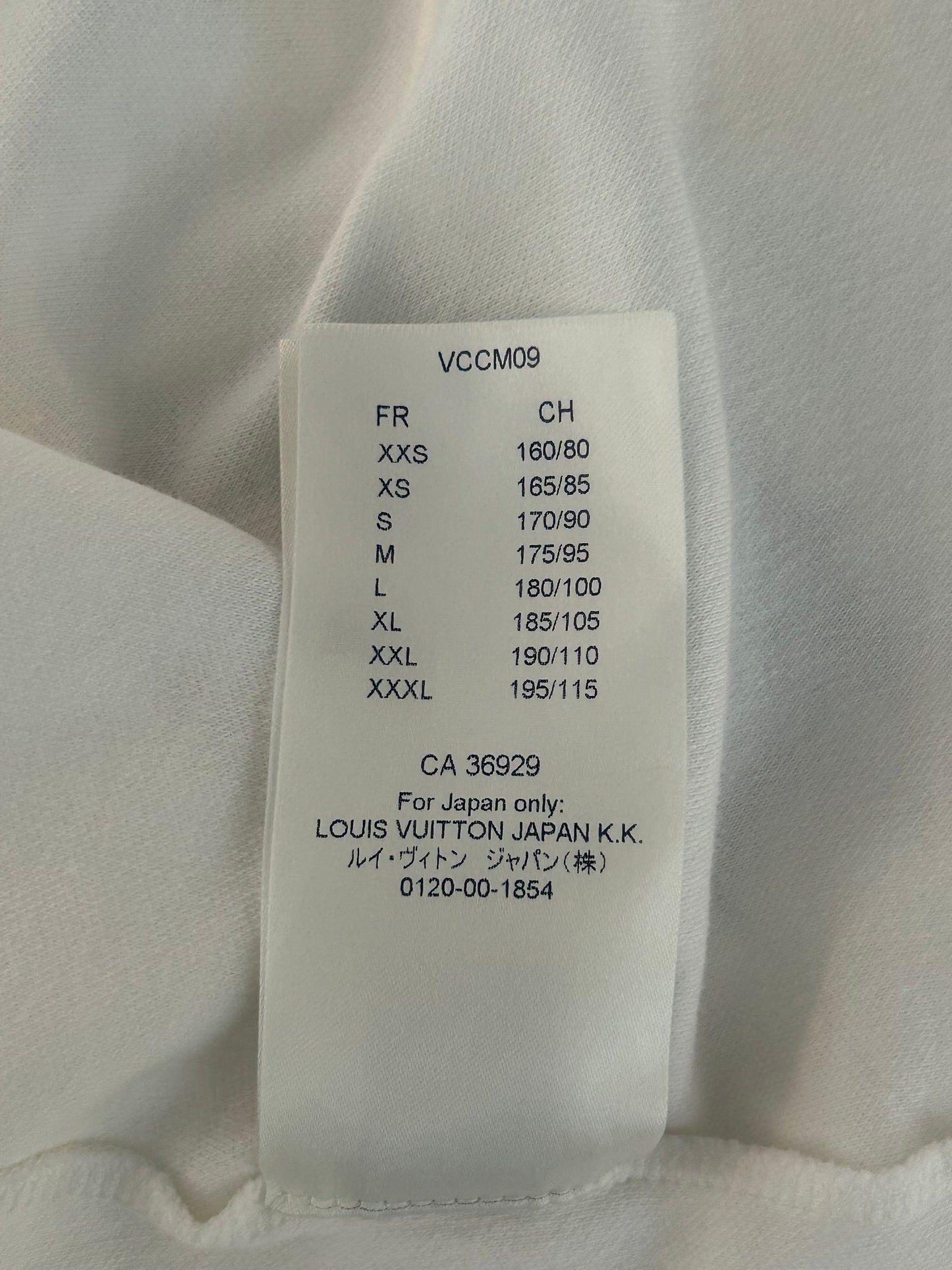 Louis Vuitton White & Blue Alps Patch T-Shirt