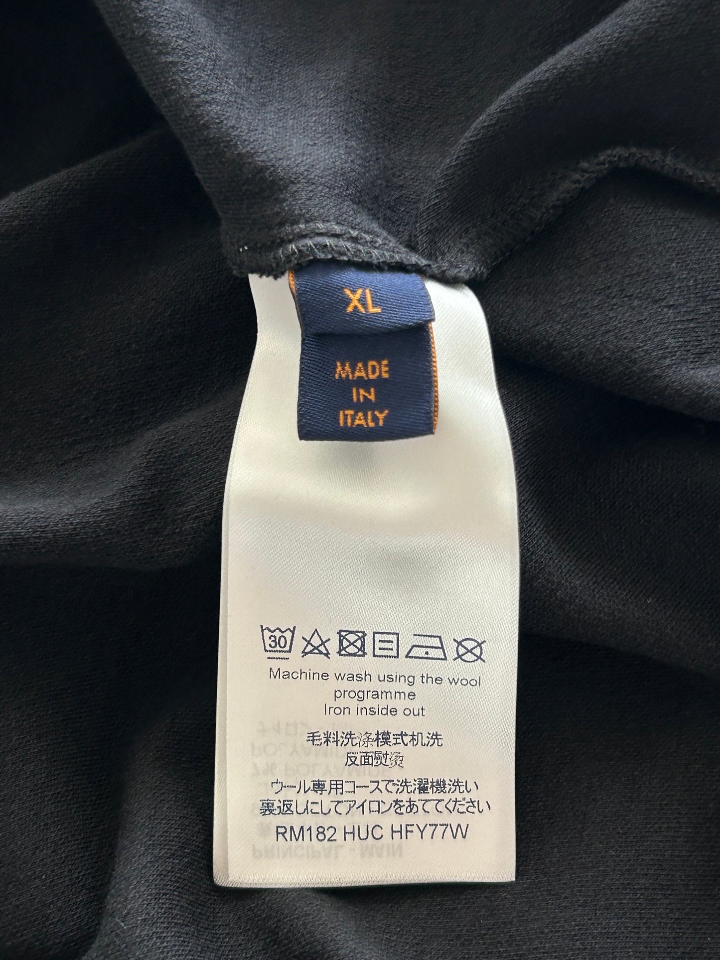 Louis Vuitton Black & Green Alps Patch T-Shirt