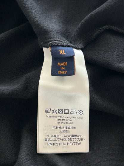 Louis Vuitton Black & Green Alps Patch T-Shirt