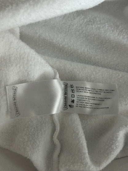 Chrome Hearts Rolling Stones White & Red Horseshoe Logo Hoodie