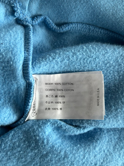 Chrome Hearts Blue & Yellow Miami Exclusive Horseshoe Logo Hoodie