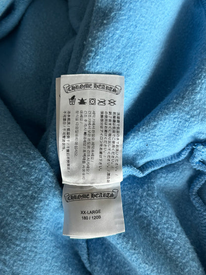 Chrome Hearts Blue & Yellow Miami Exclusive Horseshoe Logo Hoodie