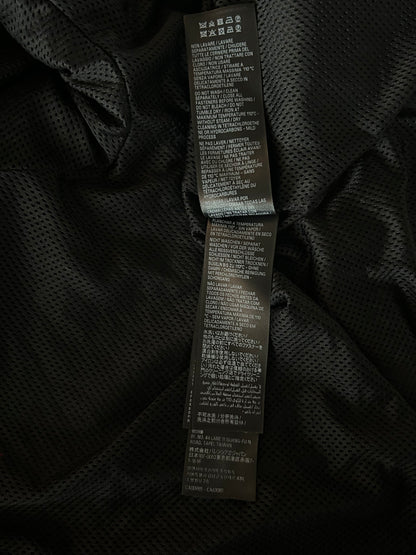 Balenciaga Black & Red Lion Club Embroidered Logo Track Jacket