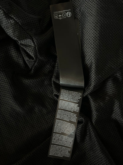 Balenciaga Black & Red Lion Club Embroidered Logo Track Jacket