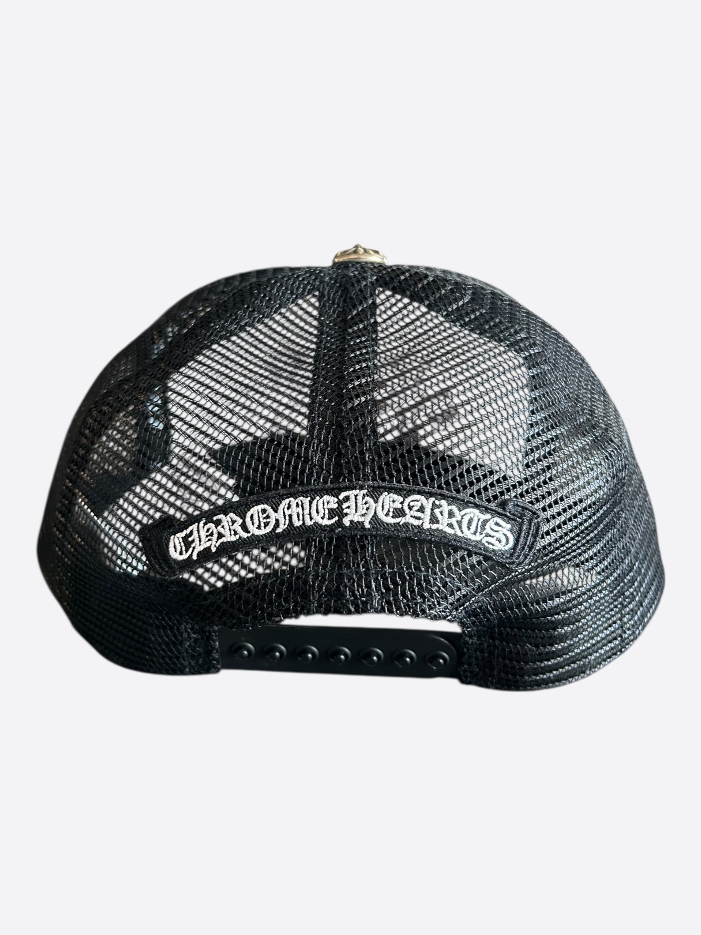 Chrome Hearts Black USA Triple Cross Patch Hat