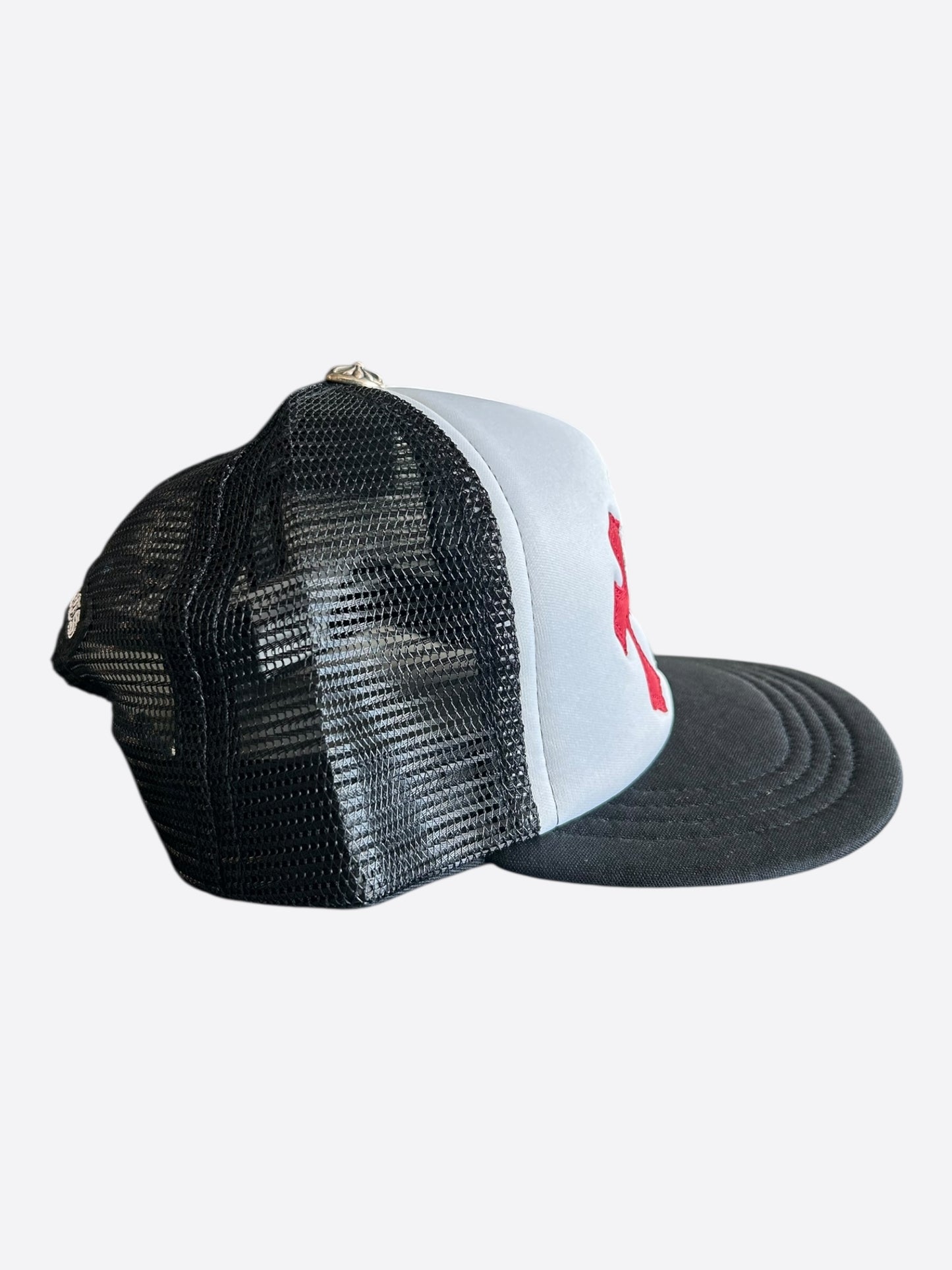 Chrome Hearts Black USA Triple Cross Patch Hat
