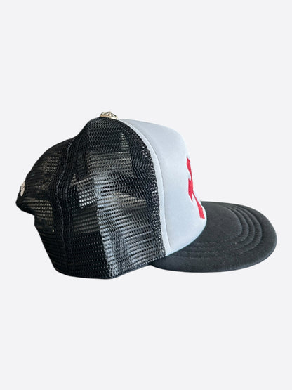 Chrome Hearts Black USA Triple Cross Patch Hat