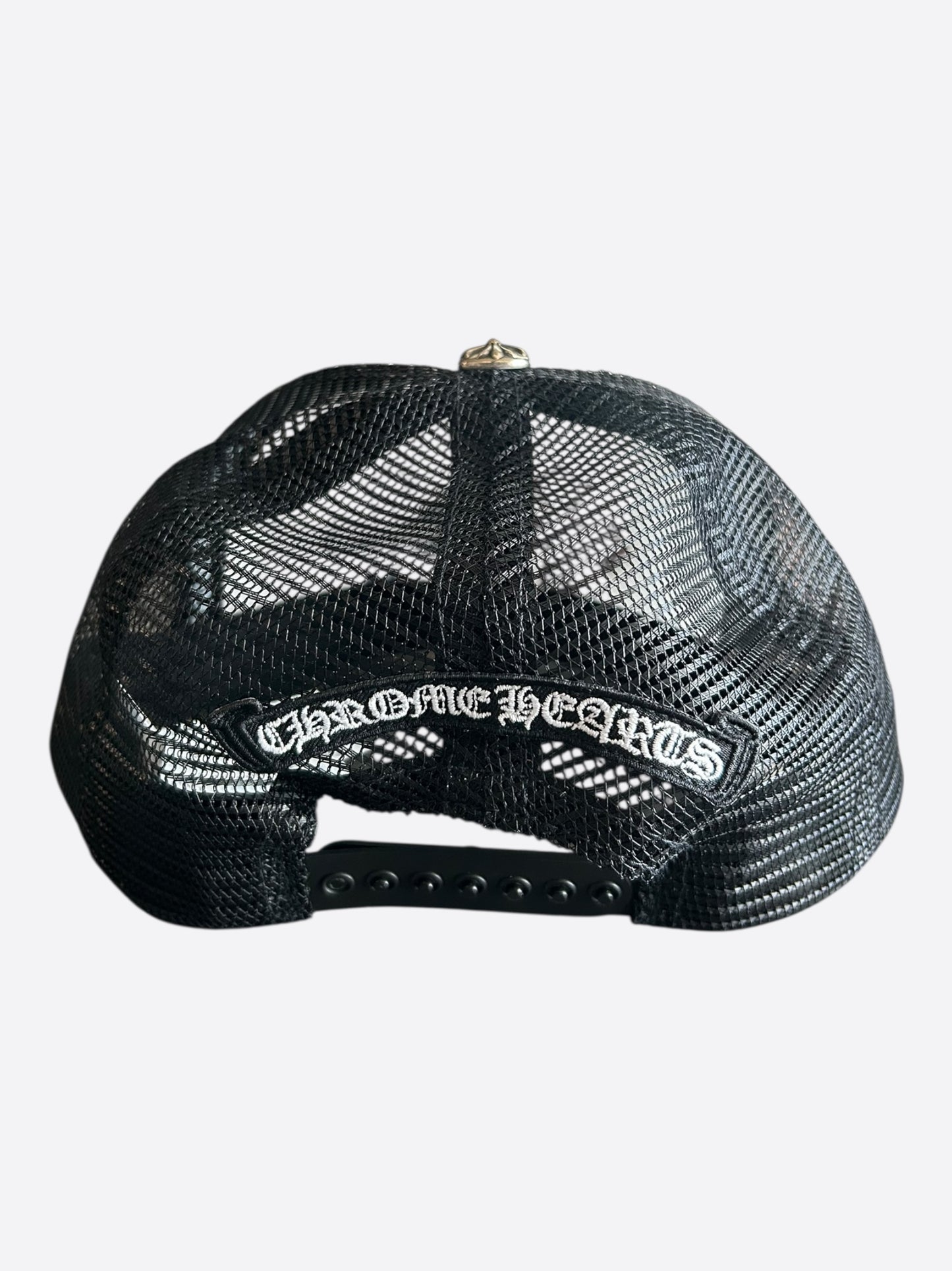 Chrome Hearts Black USA Triple Cross Patch Hat