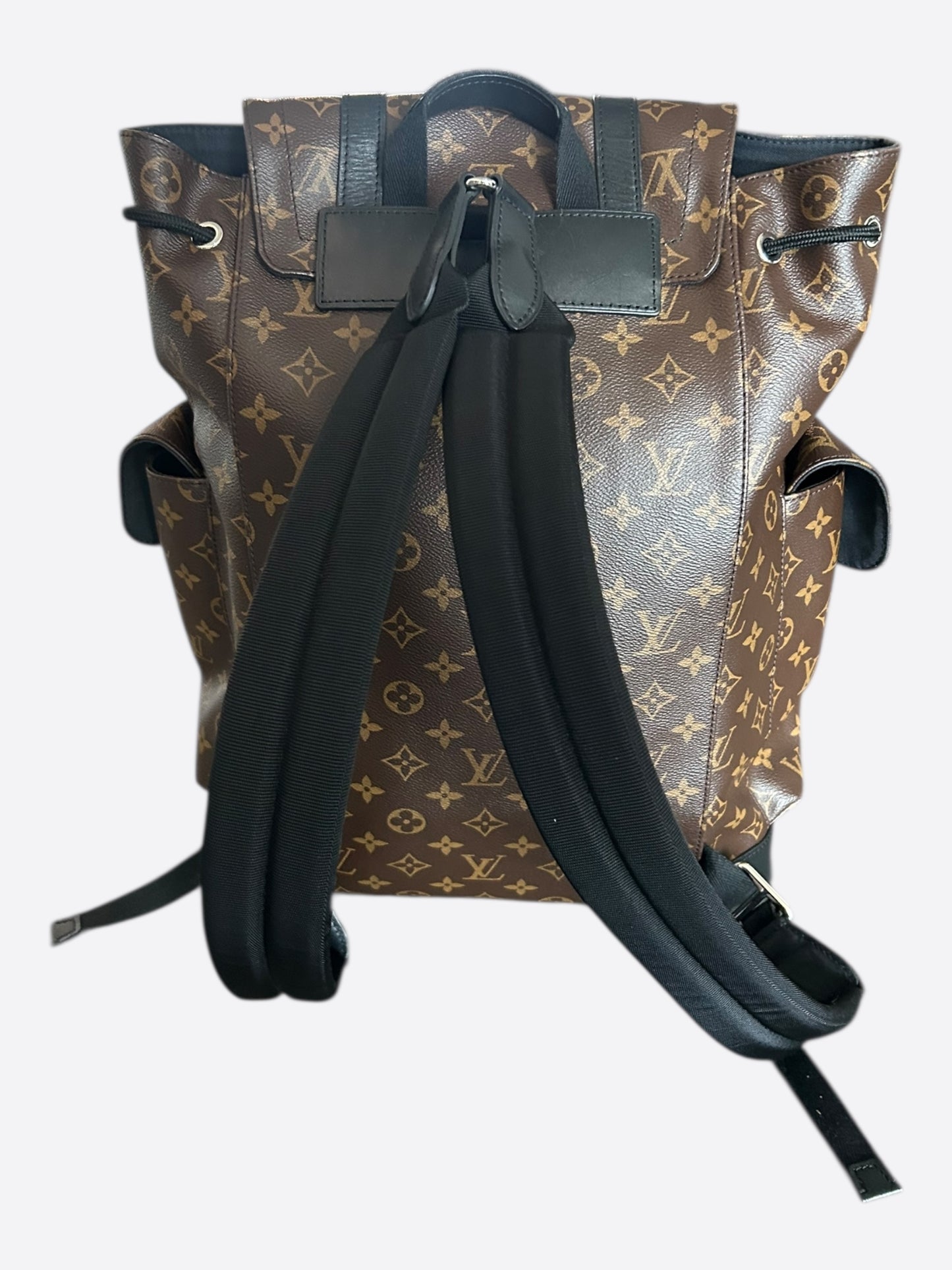 Louis Vuitton Brown Macassar Monogram Christopher Backpack