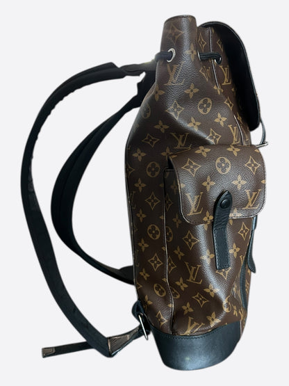 Louis Vuitton Brown Macassar Monogram Christopher Backpack