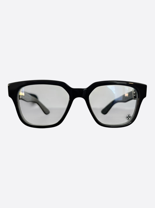 Chrome Hearts Brown & Silver Vagillionaire 2 Glasses