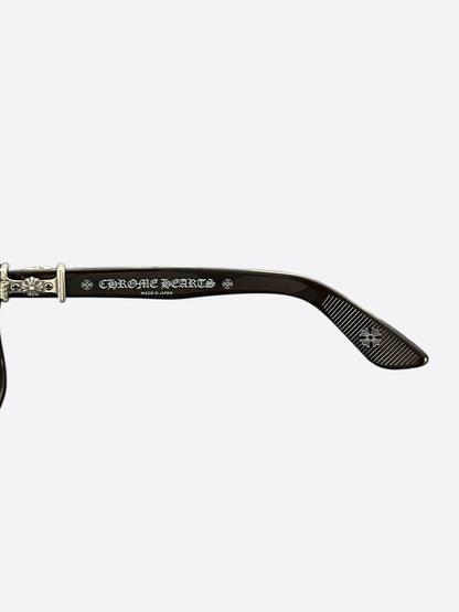 Chrome Hearts Brown & Silver Vagillionaire 2 Glasses