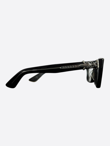 Chrome Hearts Brown & Silver Vagillionaire 2 Glasses