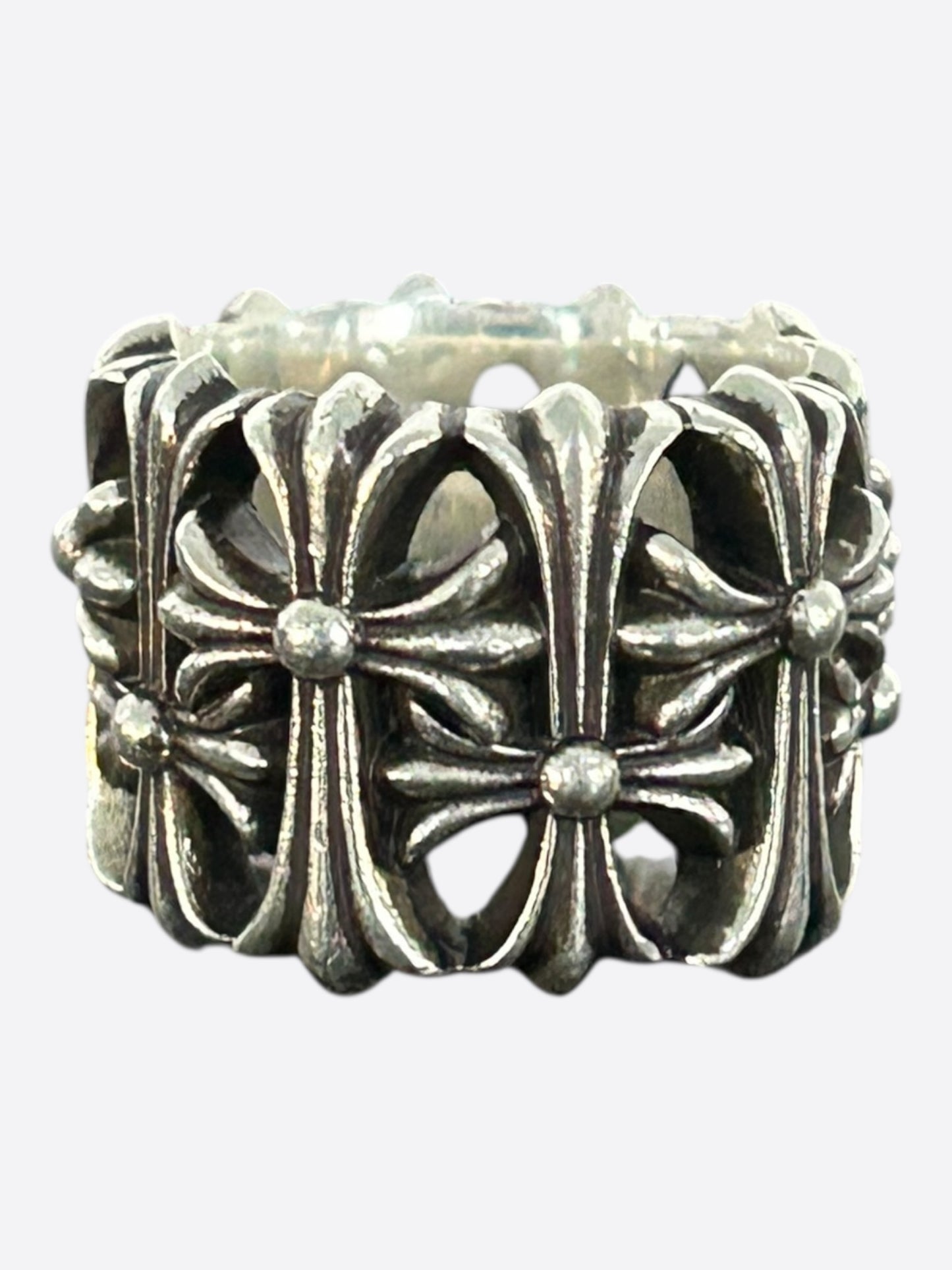 Chrome Hearts Silver Cemetery Ring