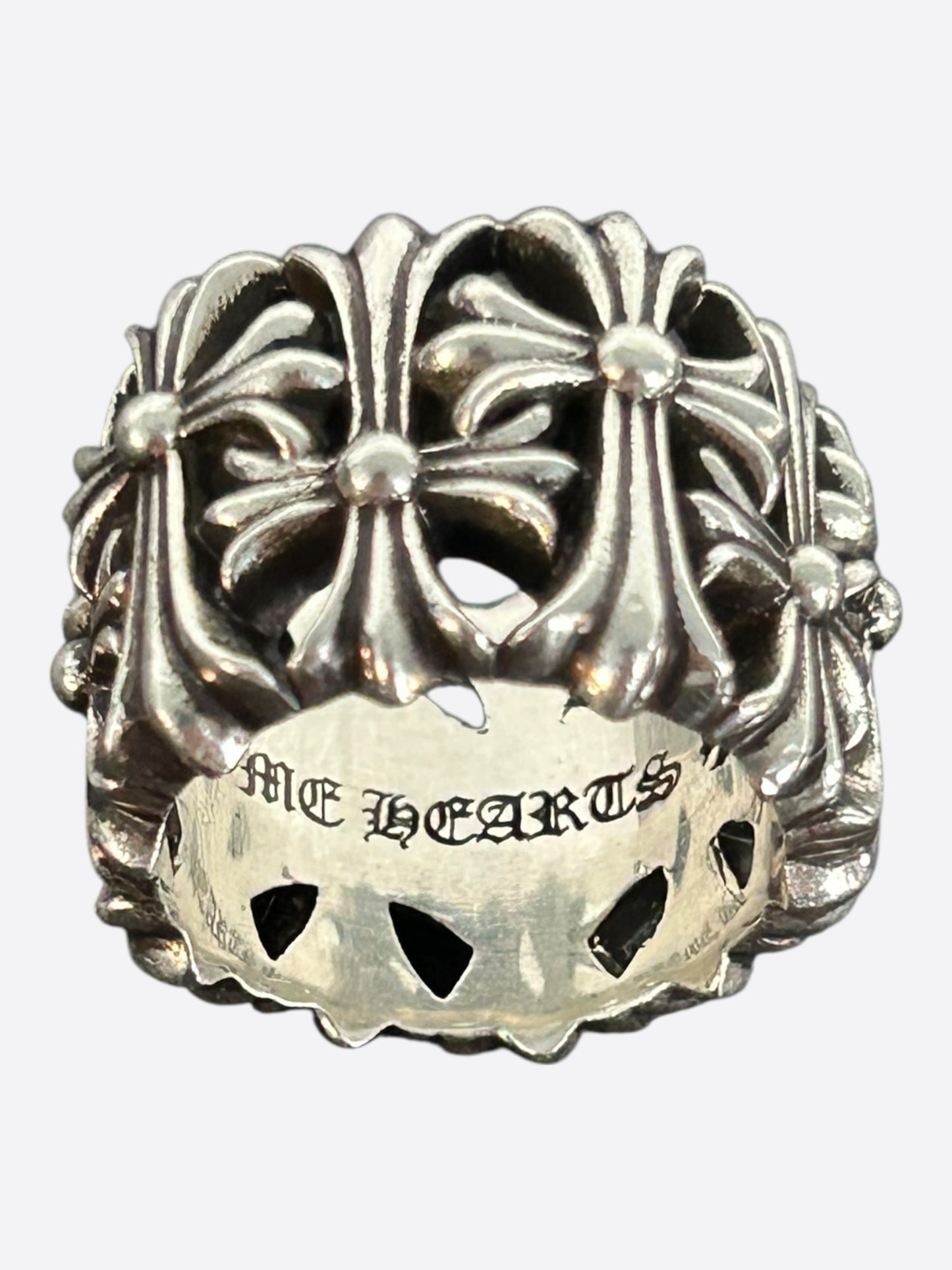 Chrome Hearts Silver Cemetery Ring