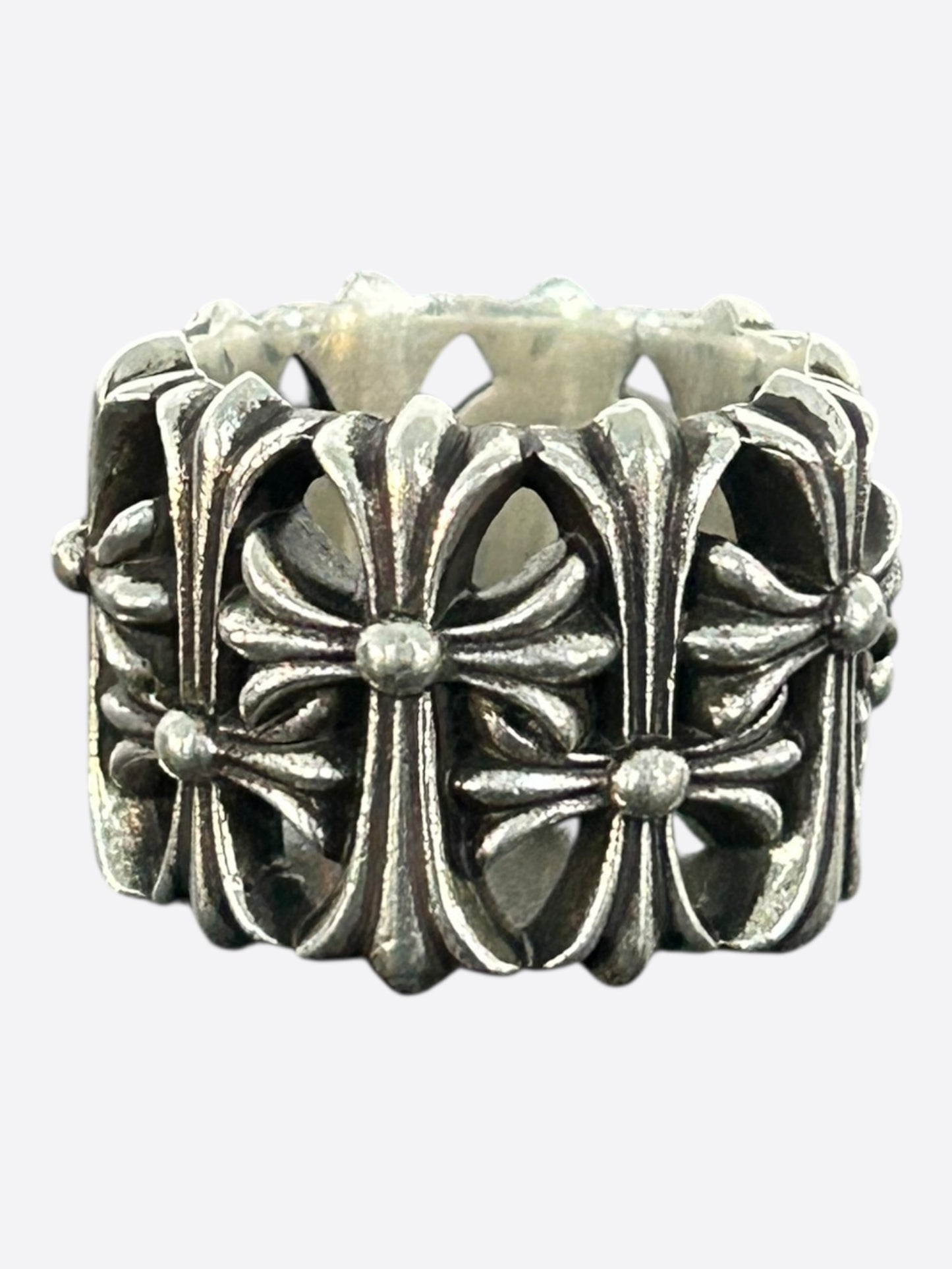 Chrome Hearts Silver Cemetery Ring