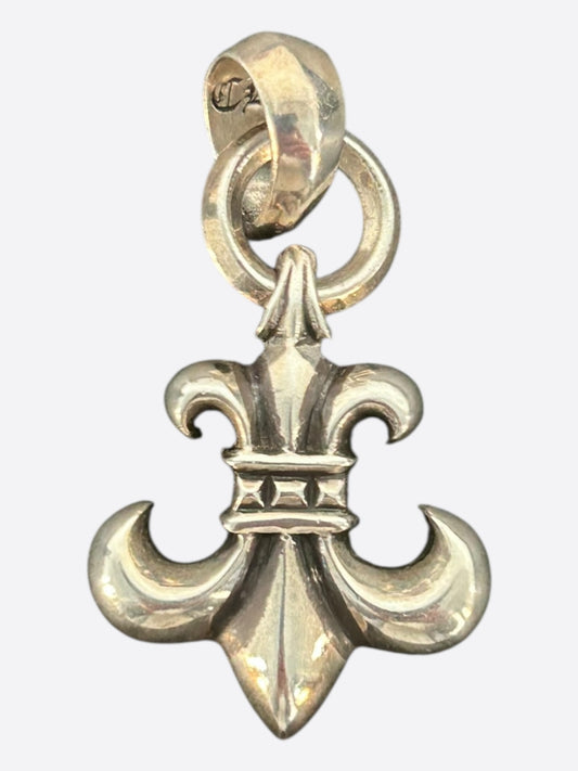 Chrome Hearts Silver Fleur Pendant
