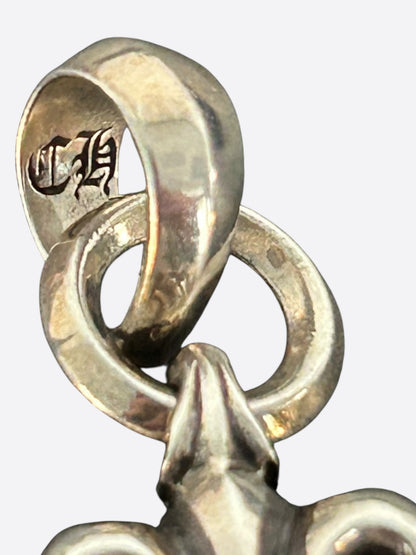 Chrome Hearts Silver Fleur Pendant