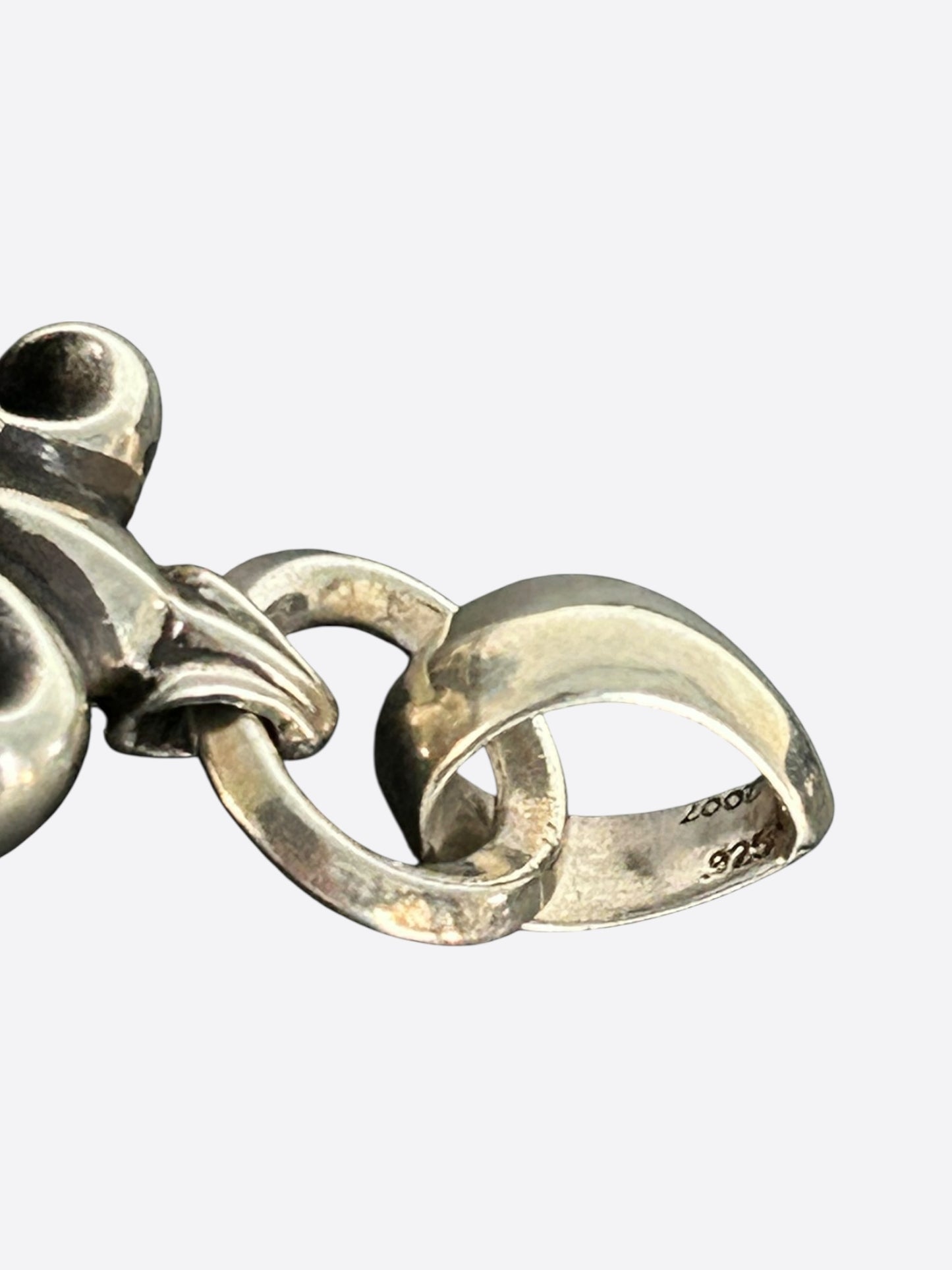 Chrome Hearts Silver Fleur Pendant