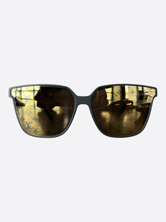Louis Vuitton Black Monogram Waimea Sunglasses