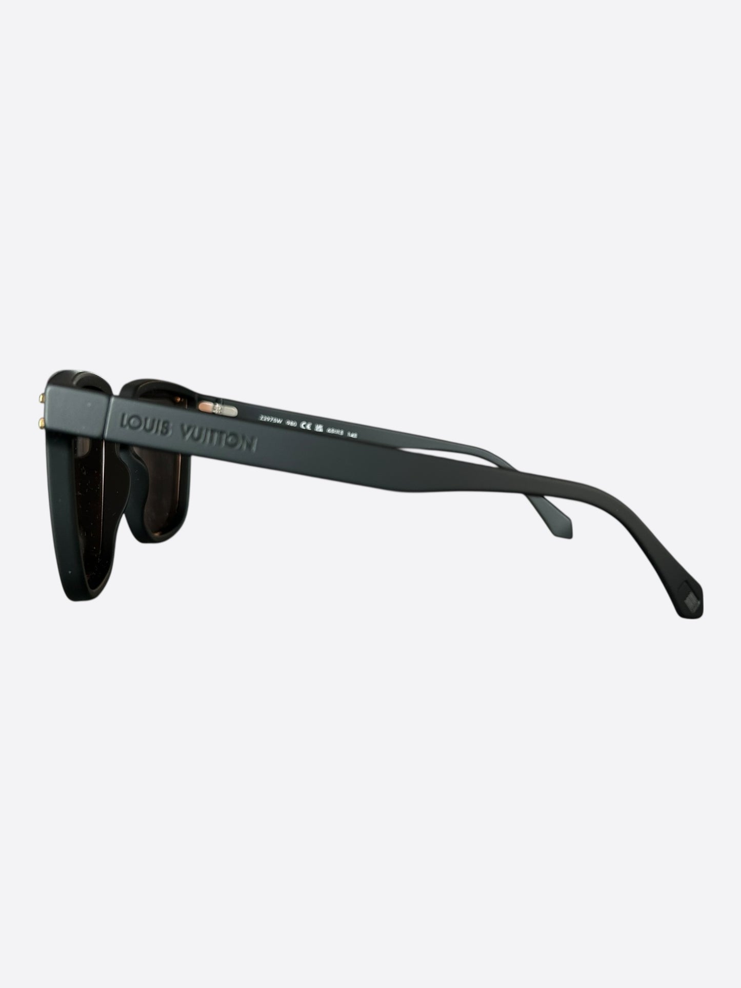 Louis Vuitton Black Monogram Waimea Sunglasses