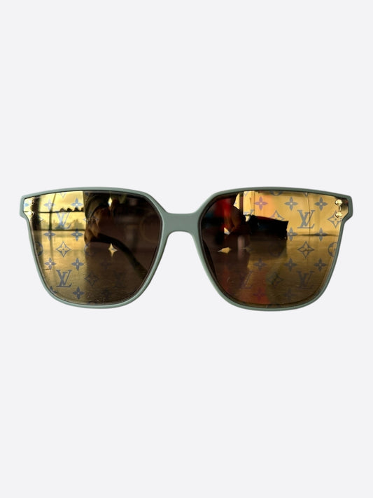 Louis Vuitton Green Monogram Waimea Sunglasses