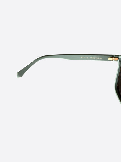 Louis Vuitton Green Monogram Waimea Sunglasses