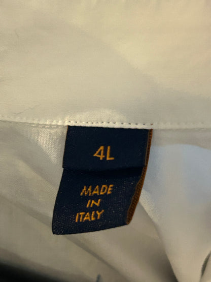 Louis Vuitton Blue & White Aquagarden Monogram Button Up Shirt