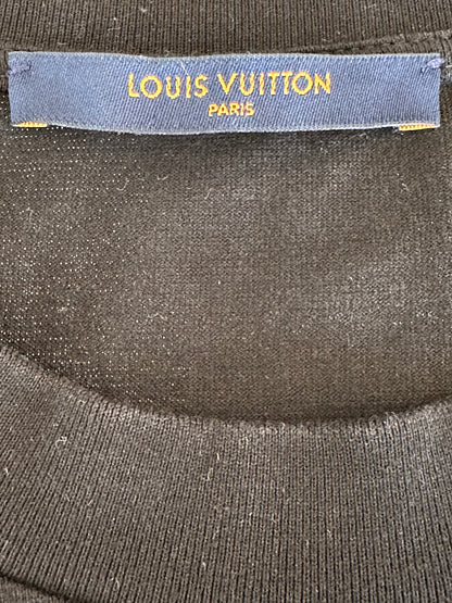 Louis Vuitton Black & White Monogram Gradient T-Shirt