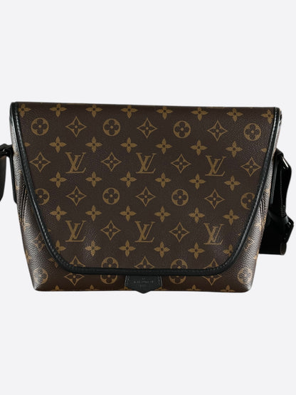 Louis Vuitton Brown Monogram Flap Messenger Bag