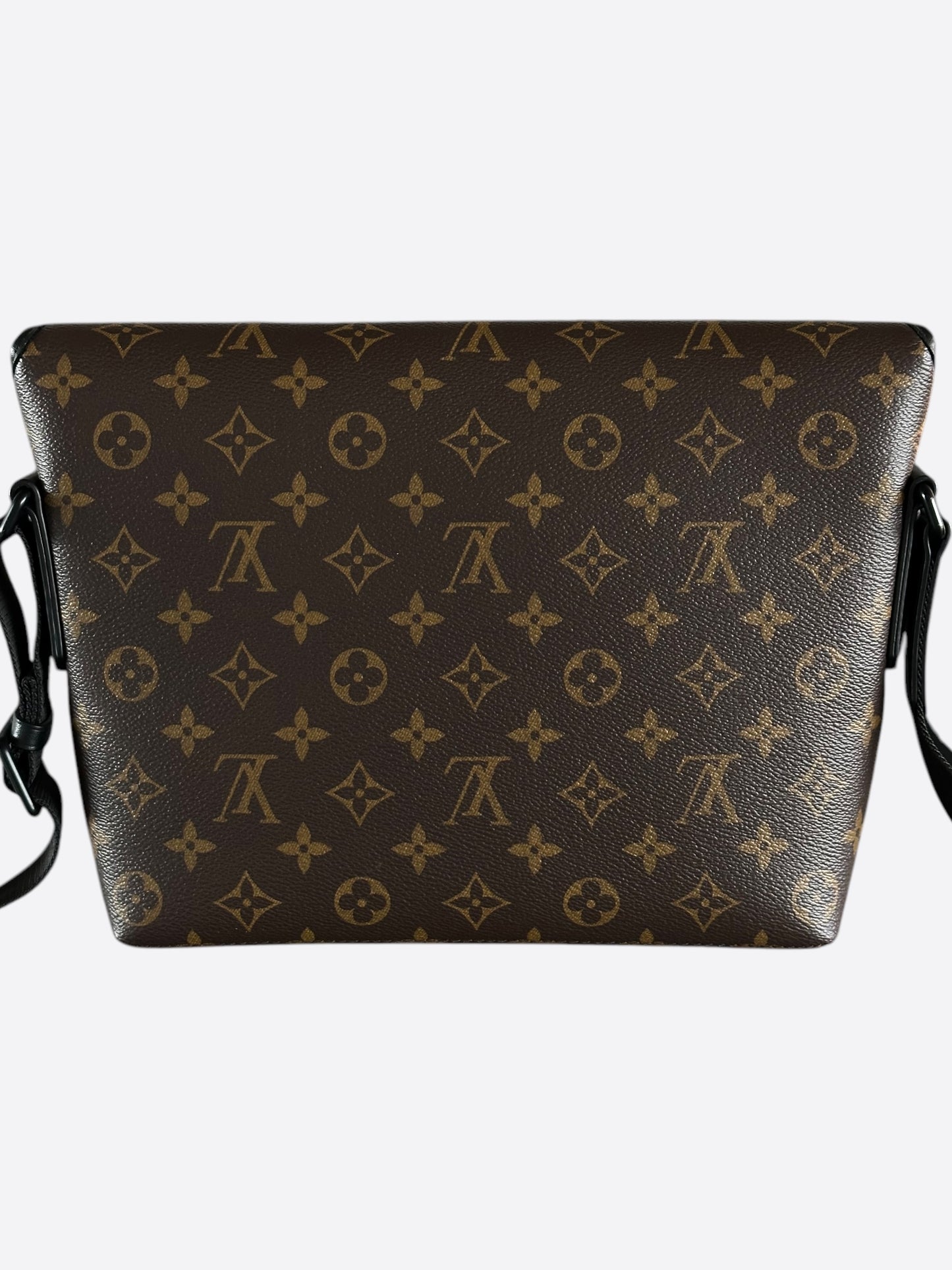 Louis Vuitton Brown Monogram Flap Messenger Bag