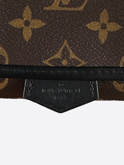 Louis Vuitton Brown Monogram Flap Messenger Bag