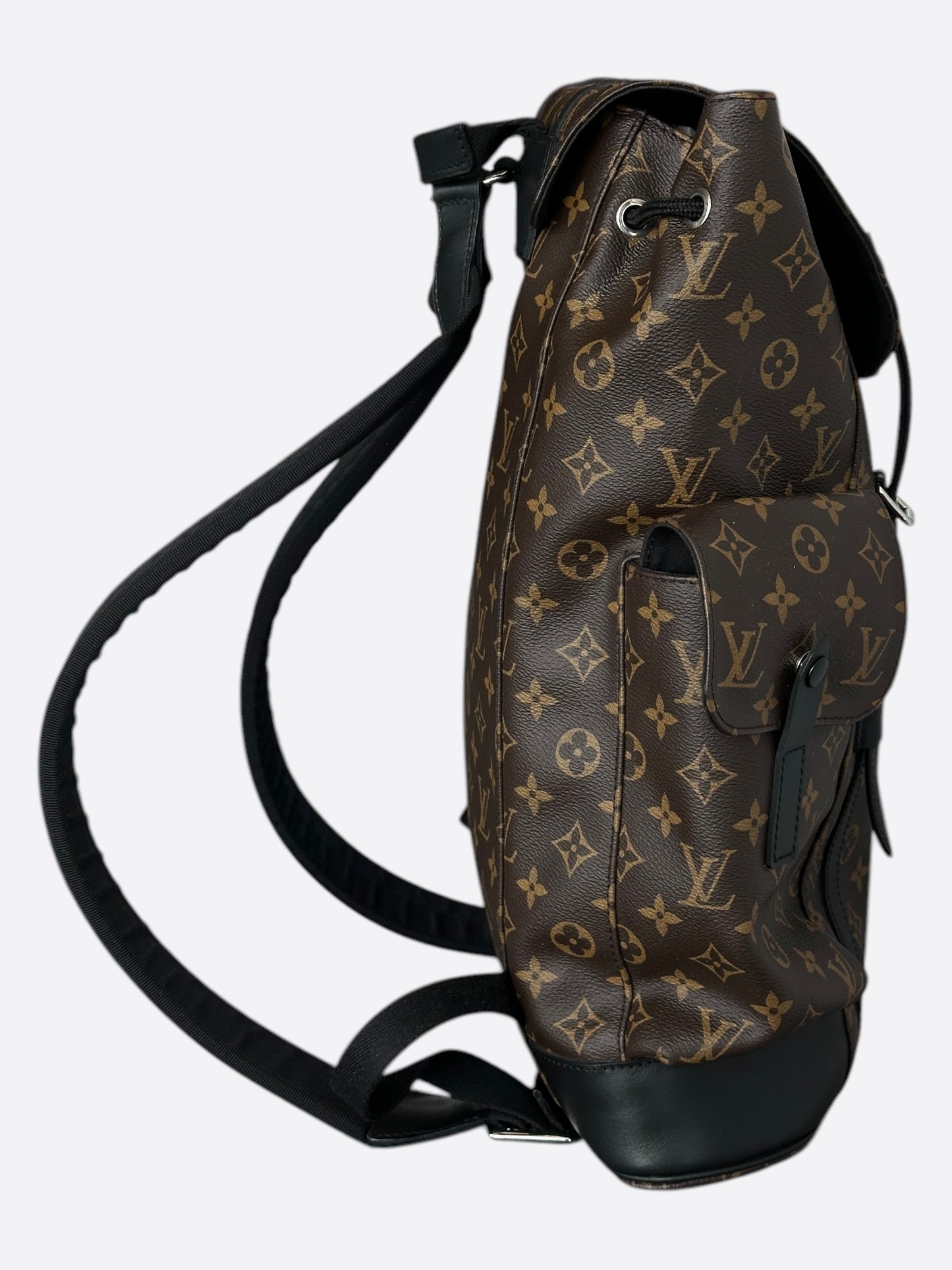 Louis Vuitton Brown Macassar Monogram Christopher Backpack