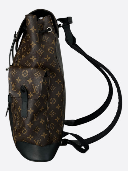 Louis Vuitton Brown Macassar Monogram Christopher Backpack