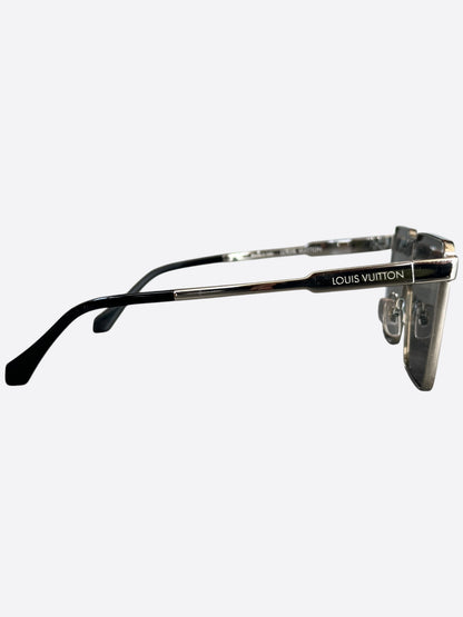 Louis Vuitton Silver Cyclone Metal Sunglasses