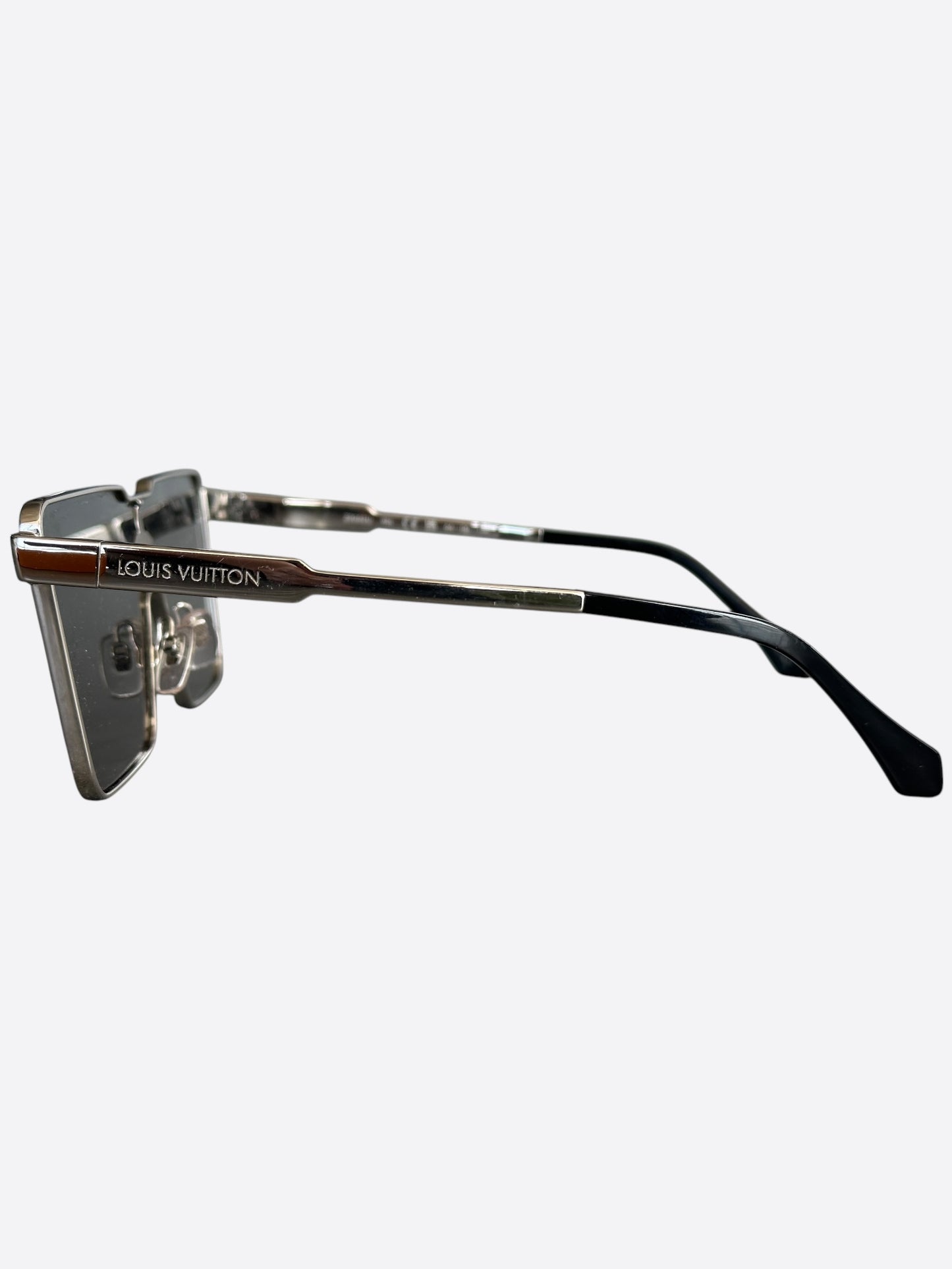 Louis Vuitton Silver Cyclone Metal Sunglasses