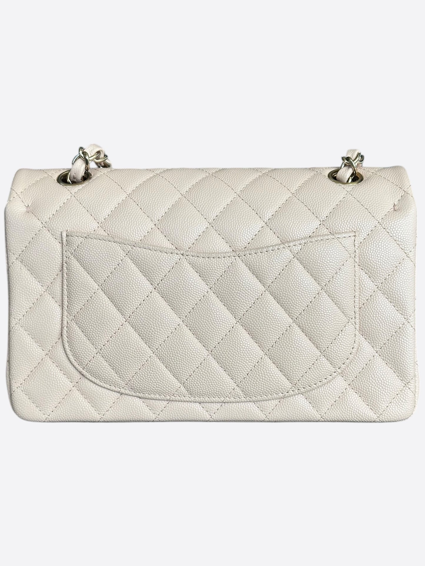 Chanel Beige Caviar Small Flap Bag