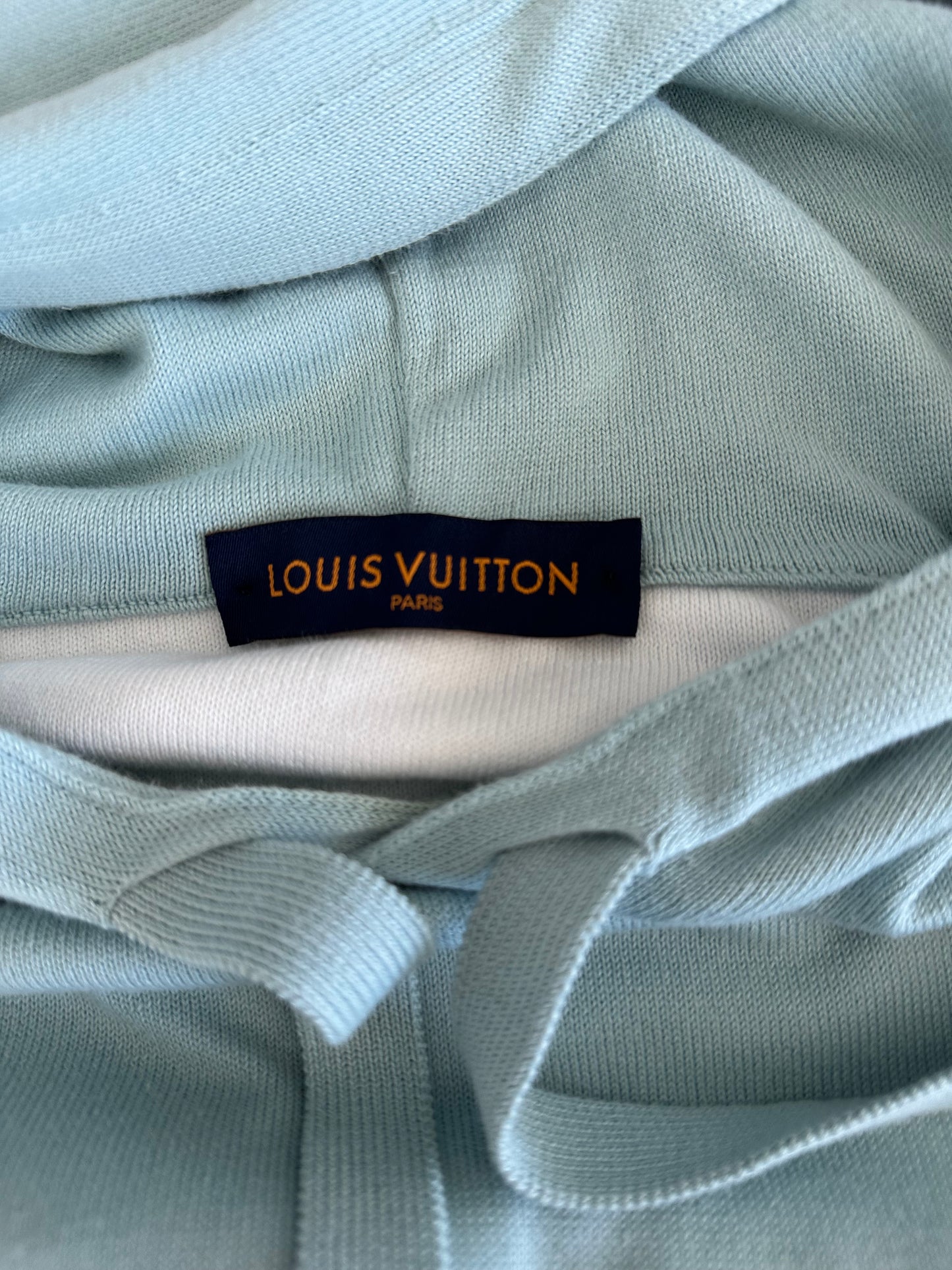 Louis Vuitton Blue & White Gradient Monogram Hoodie