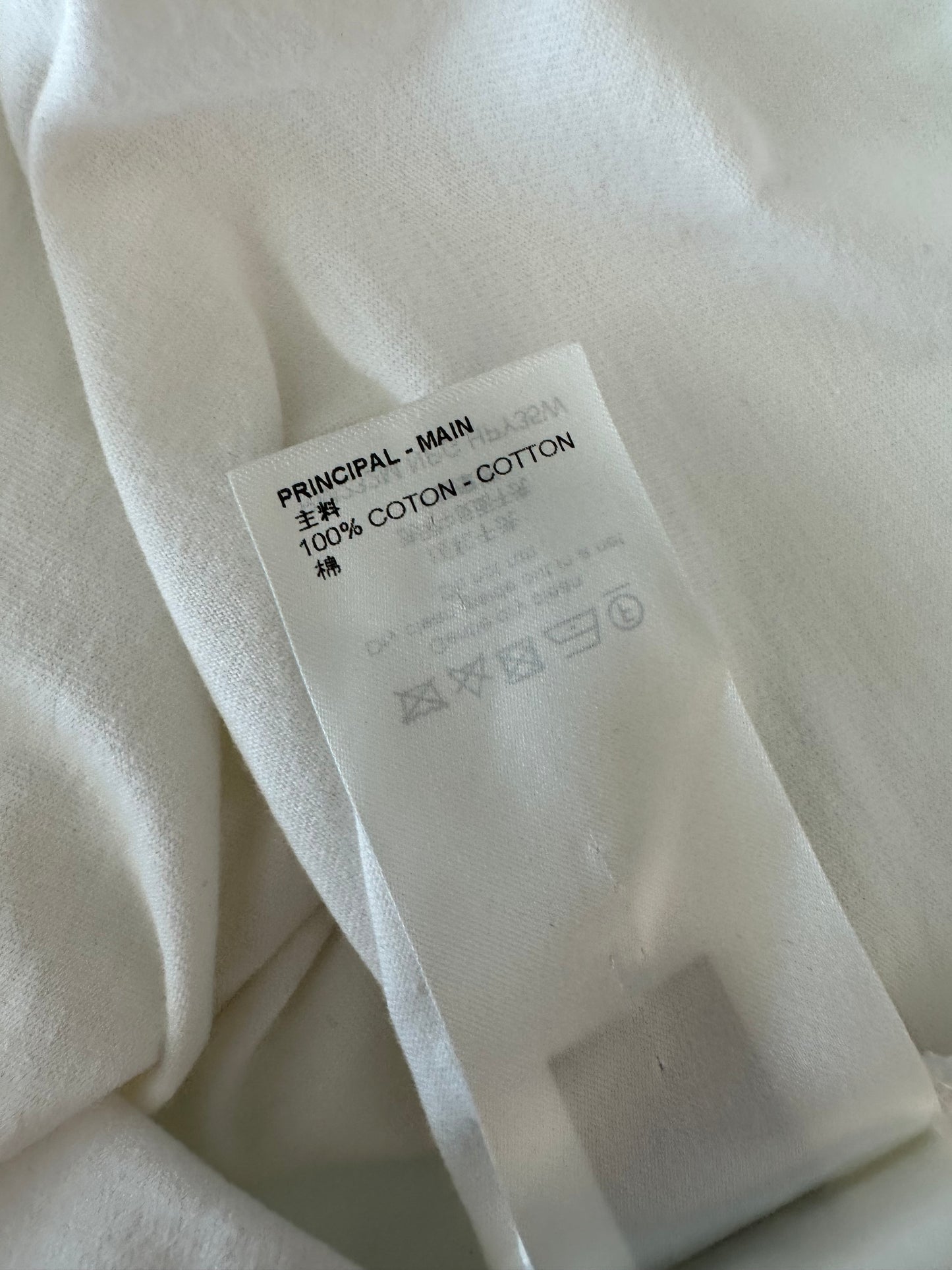 Louis Vuitton White Beads Logo T-Shirt