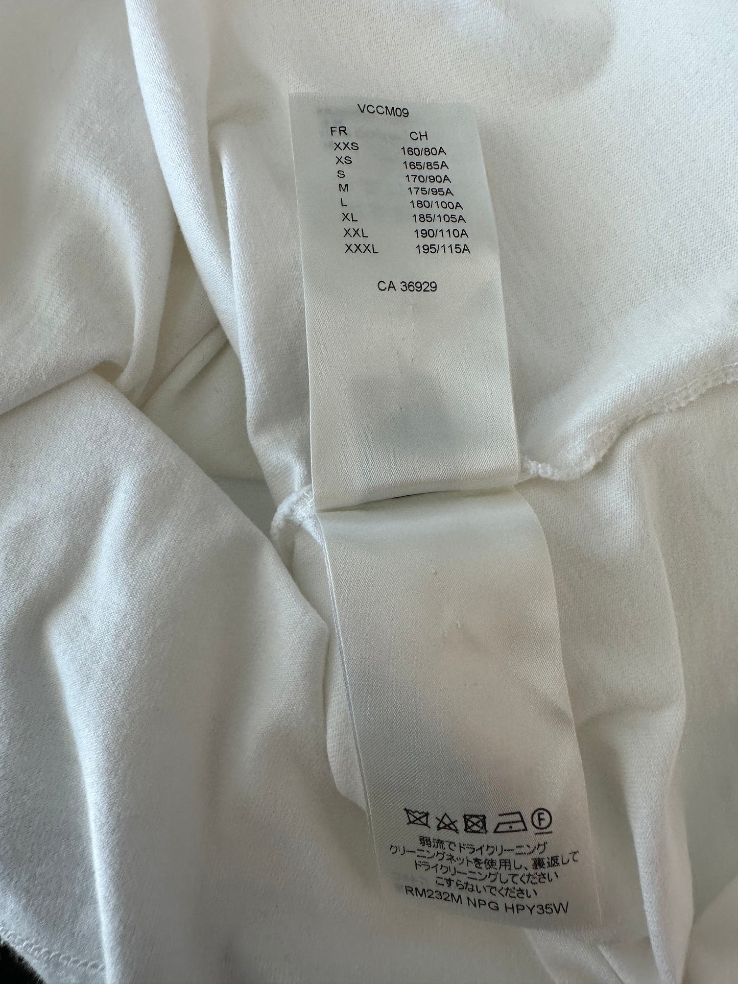 Louis Vuitton White Beads Logo T-Shirt