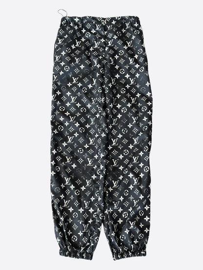 Louis Vuitton Black & White Monogram Women's Track Pants